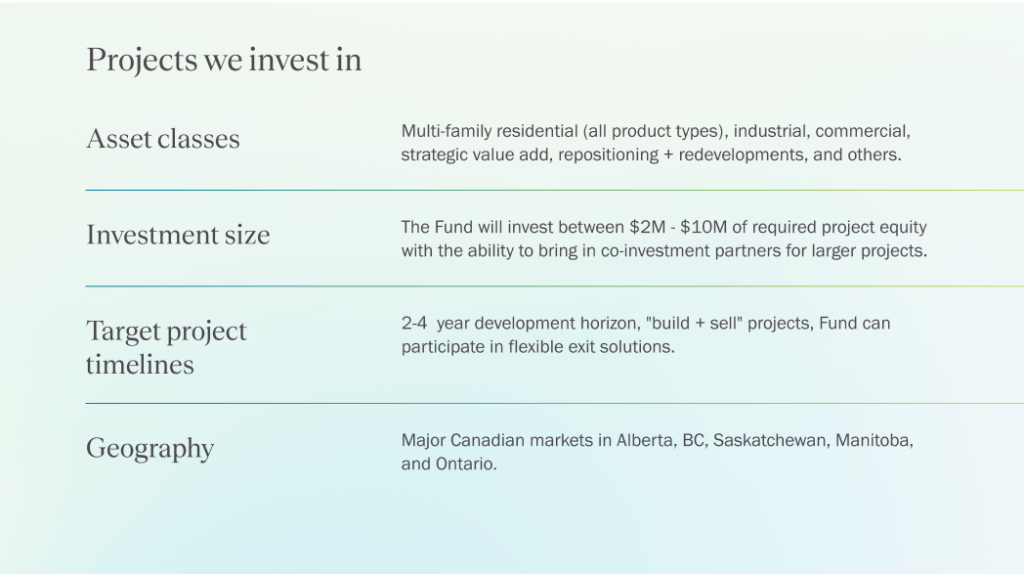 Projects We Invest In